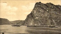 CPA Loreley Bateau Peniche 