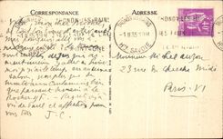 CPA Thonon Les Bains Arrival Of a Boat