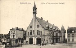 CPA Clermont L'Hotel de Ville Construit Par Charles X