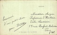 CPA Charity On the Loire Old Walls the Keep