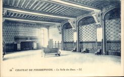 CPA Chateau de Pierrefonds La salle des Ducs