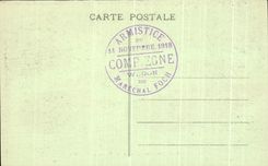CPA Foret De Compiegne L'Abri du Wagon l'Armistice Militaria