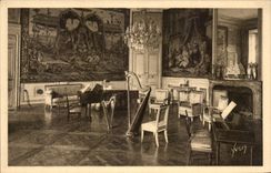 CPA Chateau De Compiegne Salon de Musique Harpe 