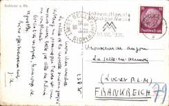 CPA Koblenz a Rh Festung Enrenbreitstein und kaiser Wilhelm Denkmal