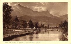 CPA Le Fayet Pointes De Plate et du Fiz
