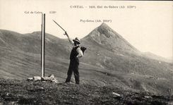 CPA Cantal Col De Cabre Puy Girou