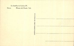 CPA La famille de Carlos IV Goya Museo del Prado Madrid
