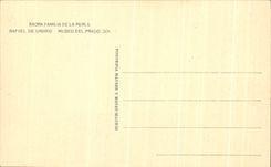 CPA Crowned Familia Of Perla Rafael De Ursino Museo Del Prado Madrid