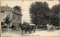 CPA Fourchambault Avenue of the Station