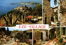 MODERN CARD Eze Village the Dimension of Azure