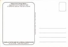 CPM Chapelle Notre Dame De La Medaille Miraculeuse Paris Statue de la vierge marie Rue du bac