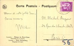 CPA Leuwen Abbey of Main the Cesar Mount Furnace bridge of the Leuven Vault