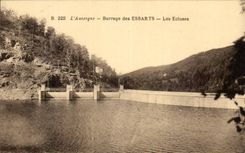 CPA L'Auvergne Barrage des Essarts sur la Rhue