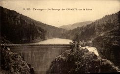 CPA L'Auvergne Barrage des Essarts sur la Rhue