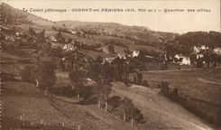 CPA the Picturesque Cantal Condat In Feniers District Of the Villas