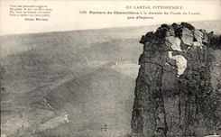 CPA Le Cantal Pittoresque Rochers De Chamlieres A La Descente Du
