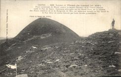 CPA Cantal Sommet Du Plomb Du Cantal 
