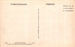 CPA Aix Les Bains L'Arc De Triomphe De Campanus