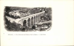 CPA Dinan Vue Generale Du Viaduc de la Rance