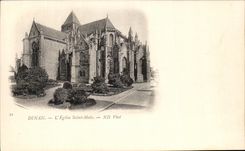 CPA Dinan L'Eglise Saint Malo