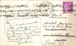 CPA Lourdes Vue plongeante sur Le Basilique