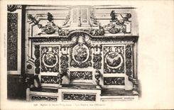 CPA Eglise De Saint Thegonnec Les stalles des officiantes