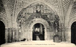 CPA Loches Collegiale St Ours Le Porche