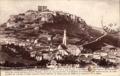 CPA St Flour View of the City and the Suburb