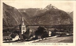 CPA Borough of Oisans Seen on I' church and the Montel Foot