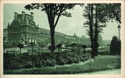 CPA Paris el jardin de Tileries y el paladar de la lumbrera
