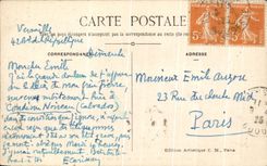 CPA Paris the Park Heap the Grid