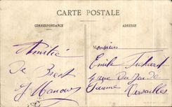 CPA Brest L'Escadre Saluant la terre Bateaux