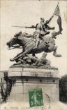 CPA Chinon Statue of Jeanne d' Arc
