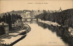 CPA Laval visto del viaducto