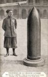 CPA Trophees De La Grande Guerre Musee De L'Armee obus de 420 Verdun Militaria 