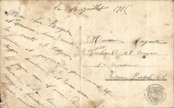 CPA Amour crowns Fatherland Children Marianne Drapeau Militaria