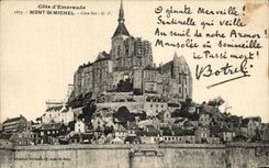 CPA Cote d'Emeraude Mont St Michel cote est Botrel