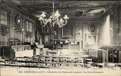 CPA Rennes Interieur Du Palais De Justice La Cour D'Assises