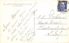 Calle principal de Aubin D Aubigne del santo de CPA