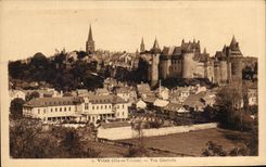 CPA Vitre Vue Generale Chateau