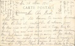 CPA Grivesnes the Church