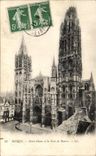 CPA Rouen Notre Dame and the Tower of Butter