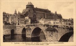 CPA Laval la prision departamental vieja del castillo el puente viejo