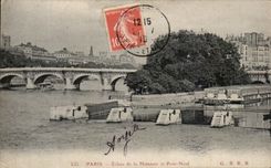 CPA Paris Ecluse de la Monnaie et Pont Neuf