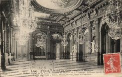 CPA Paris Hotel De Ville Salle A Manger