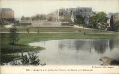 CPA Angers Le Jardin Des Plantes Le Bassin Et La Balustrade