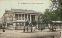 CPA Angers Grand Cercle Et Cercle Militaire Militaria