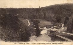 CPA Environs de Vichy Cusset La Valle du Joland et Route des Malavaux