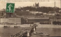 CPA Lyon Law courts the Slope of Fourviere and the Tower of