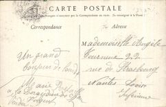 CPA Lourdes Quatrieme Station Jesus Rencontre sa Saint Mere